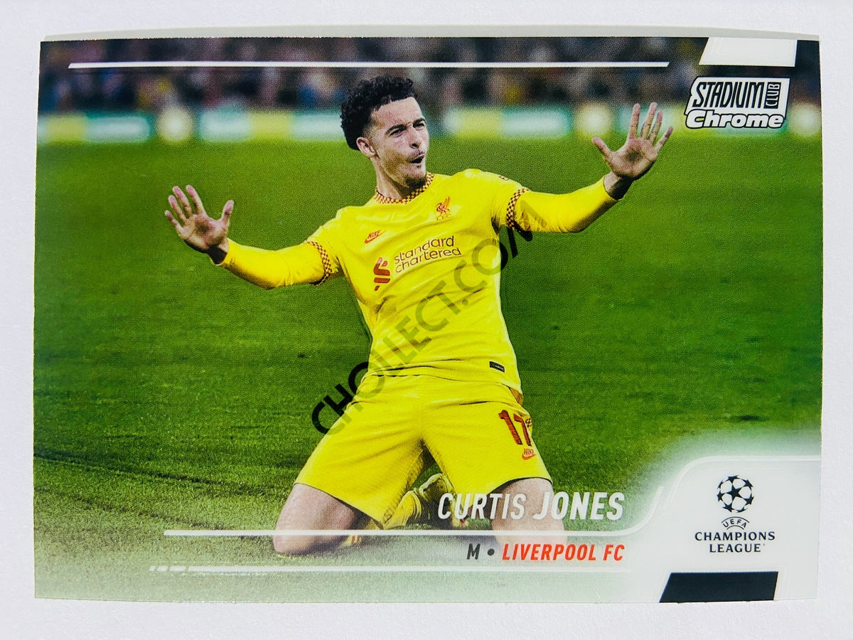 Curtis Jones - Liverpool FC 2022 Topps Stadium Club Chrome UCL #59