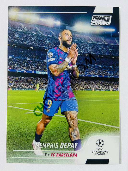 Memphis Depay - FC Barcelona 2022 Topps Stadium Club Chrome UCL #60