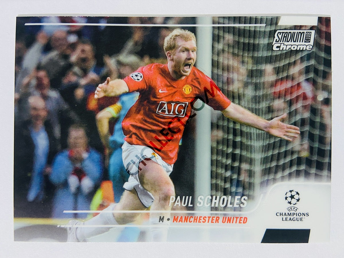 Paul Scholes - Manchester United 2022 Topps Stadium Club Chrome UCL #62