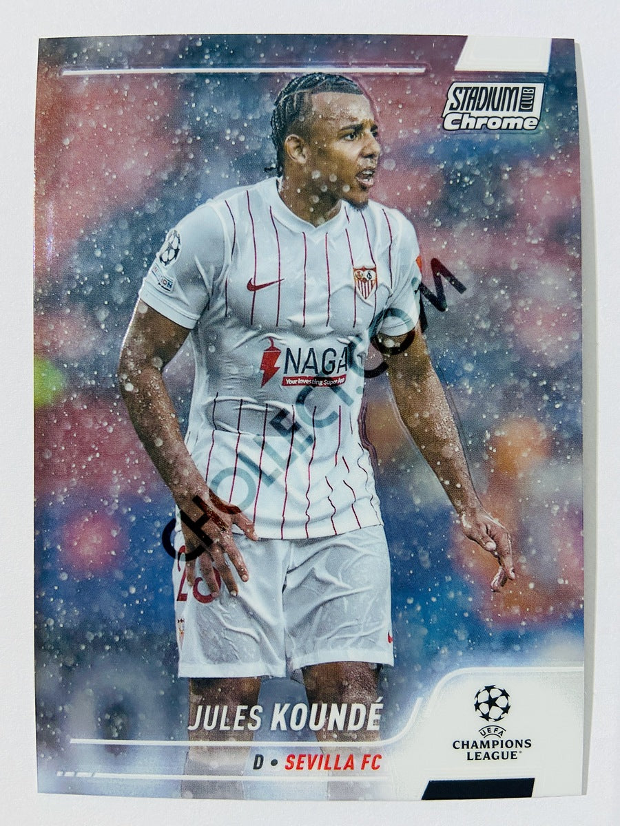 Jules Kounde - Sevilla FC 2022 Topps Stadium Club Chrome UCL #63