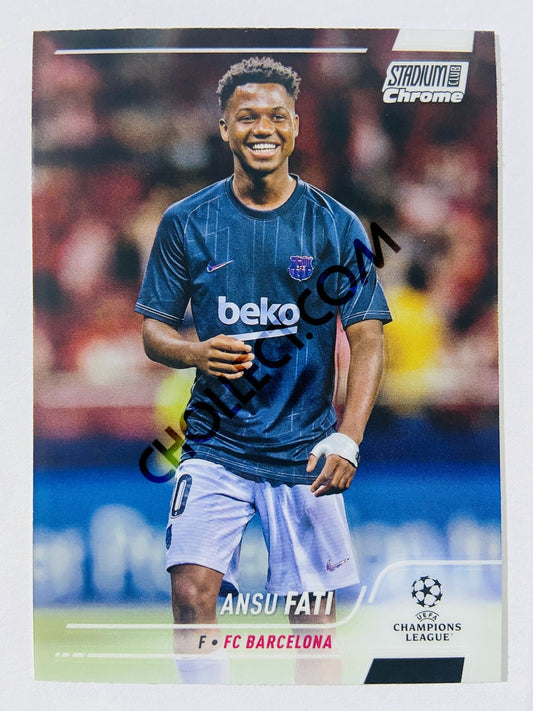 Ansu Fati - FC Barcelona 2022 Topps Stadium Club Chrome UCL #73