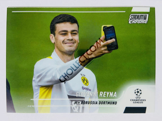 Giovanni Reyna - Borussia Dortmund 2022 Topps Stadium Club Chrome UCL #78