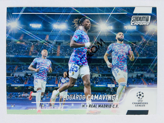 Eduardo Camavinga - Real Madrid C.F. 2022 Topps Stadium Club Chrome UCL #89