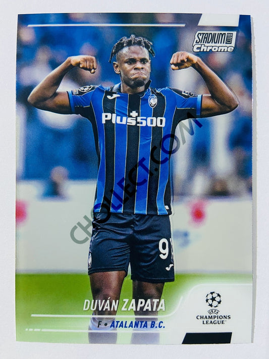 Duvan Zapata - Atalanta B.C. 2022 Topps Stadium Club Chrome UCL #91