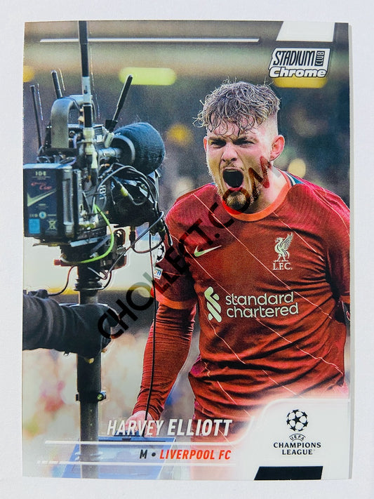 Harvey Elliott - Liverpool FC 2022 Topps Stadium Club Chrome UCL #97