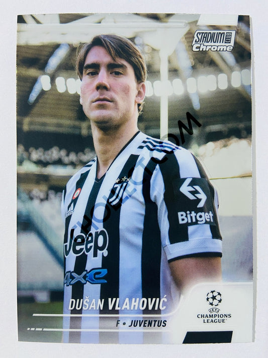 Dusan Vlahovic - Juventus 2022 Topps Stadium Club Chrome UCL #98