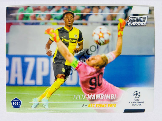 Felix Mambimbi - BSC Young Boys 2022 Topps Stadium Club Chrome UCL RC Rookie #37