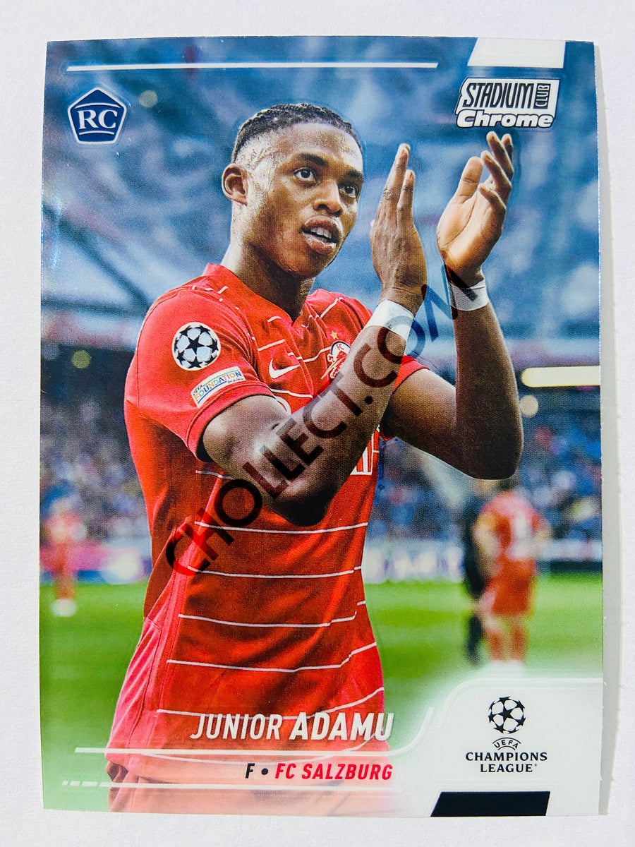 Junior Adamu - FC Salzburg 2022 Topps Stadium Club Chrome UCL RC Rookie #53