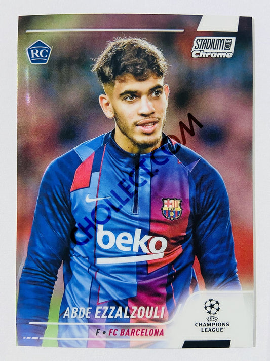 Abde Ezzalzouli - FC Barcelona 2022 Topps Stadium Club Chrome UCL RC Rookie #61