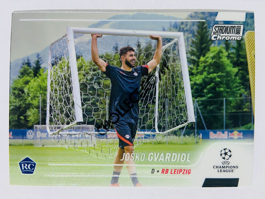 Josko Gvardiol - RB Leipzig 2022 Topps Stadium Club Chrome UCL RC Rookie #67