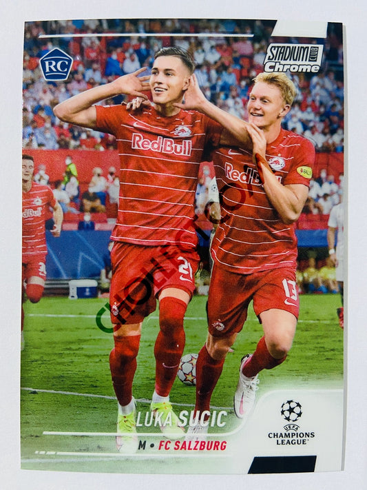 Luka Sucic - FC Salzburg 2022 Topps Stadium Club Chrome UCL RC Rookie #93