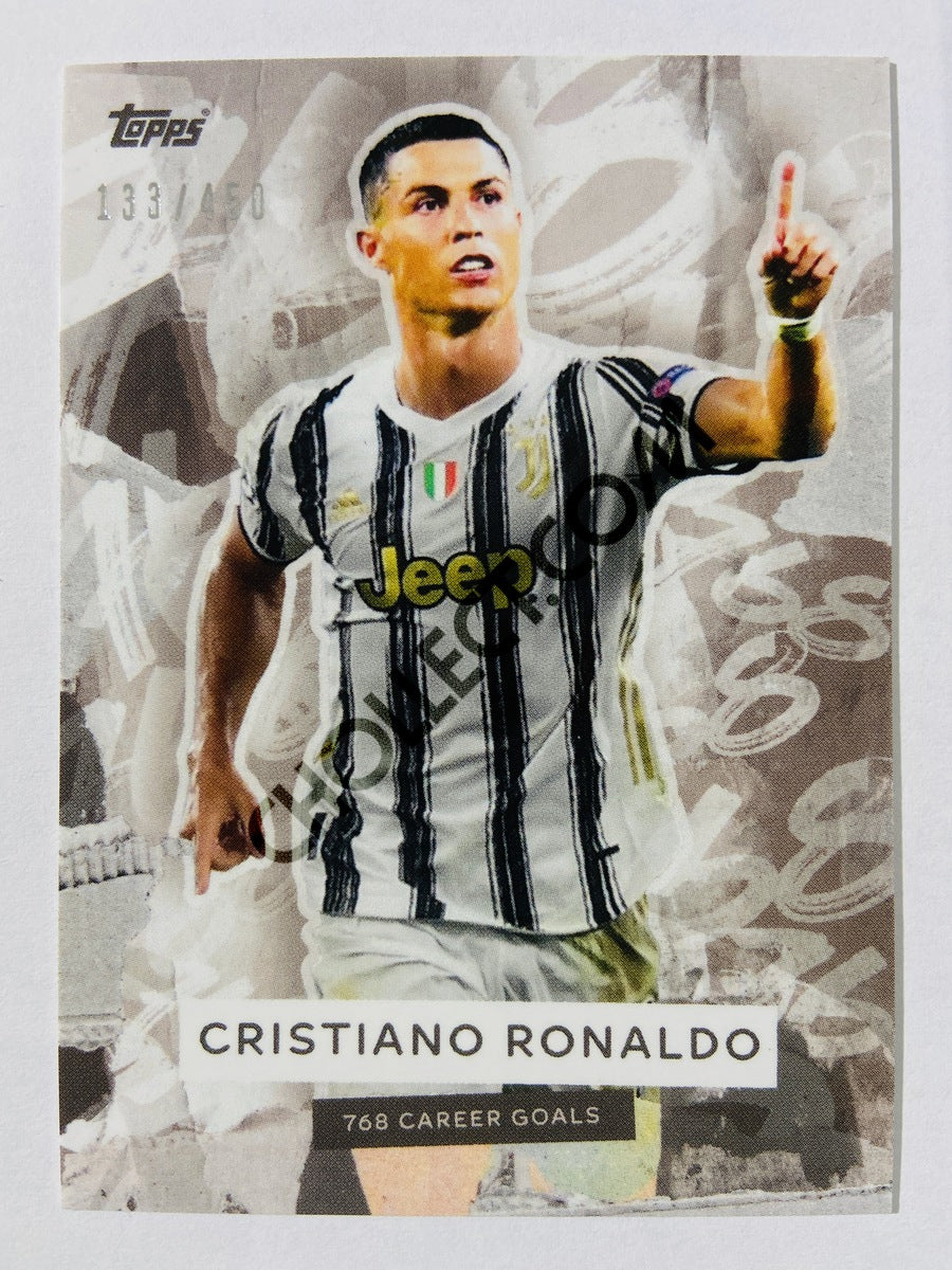 Cristiano Ronaldo - Juventus 2021 Topps 768 Career Goals 133/450