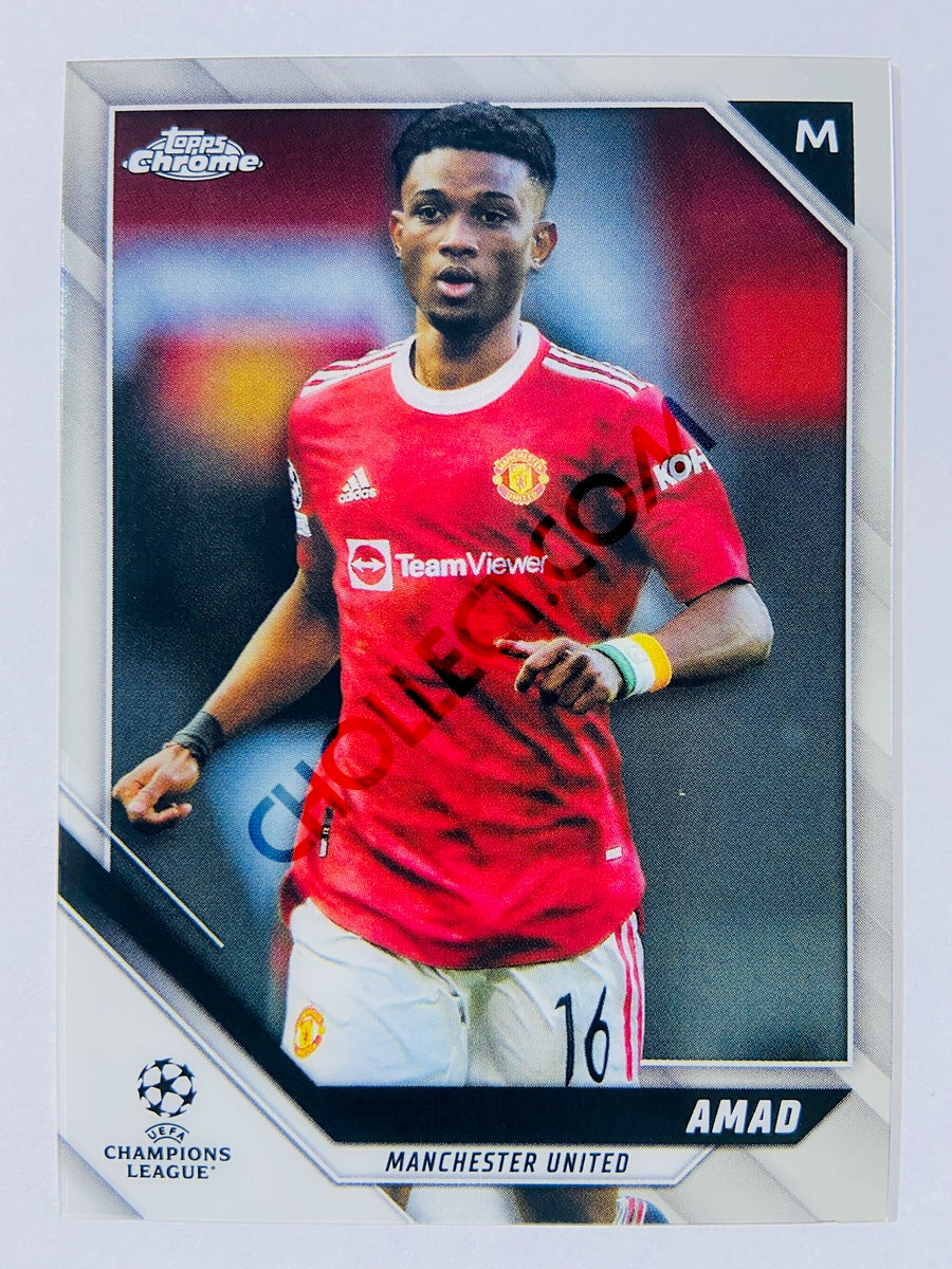 Amad - Manchester United 2021-22 Topps Chrome UCL #11