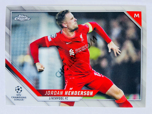 Jordan Henderson - Liverpool FC 2021-22 Topps Chrome UCL #16