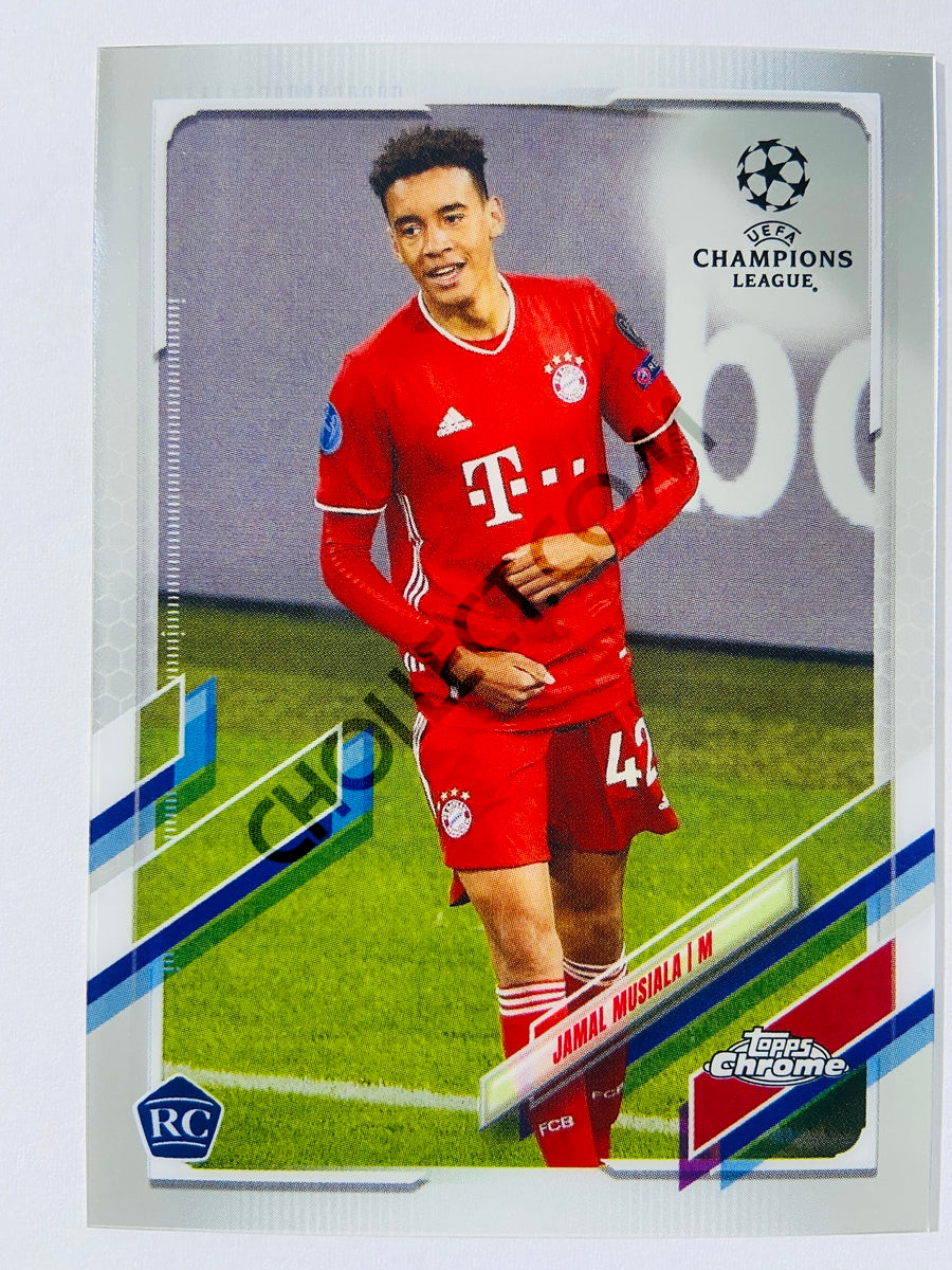 Jamal Musiala - FC Bayern Munich 2021 Topps Chrome UCL RC Rookie #81