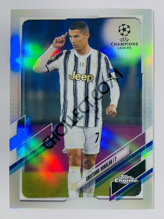 Cristiano Ronaldo - Juventus 2020-21 Topps Chrome UCL Refractor #100