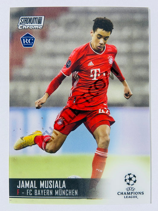 Jamal Musiala - FC Bayern Munich 2021 Topps Stadium Club Chrome UCL RC Rookie #41