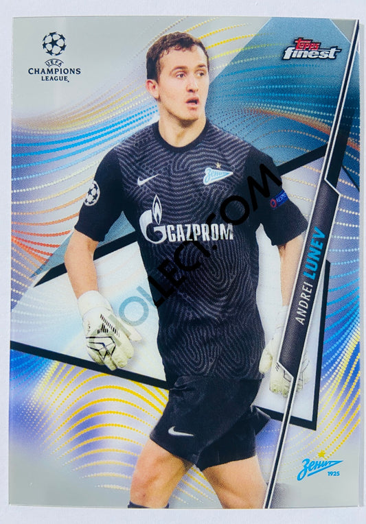 Andrei Lunev - FC Zenit Saint Petersburg 2021 Topps Finest UCL #23