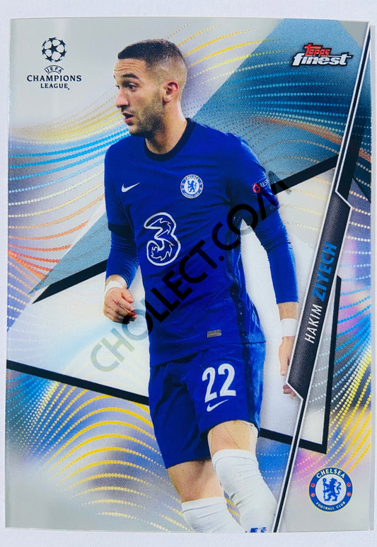 Hakim Ziyech - Chelsea FC 2021 Topps Finest UCL #49