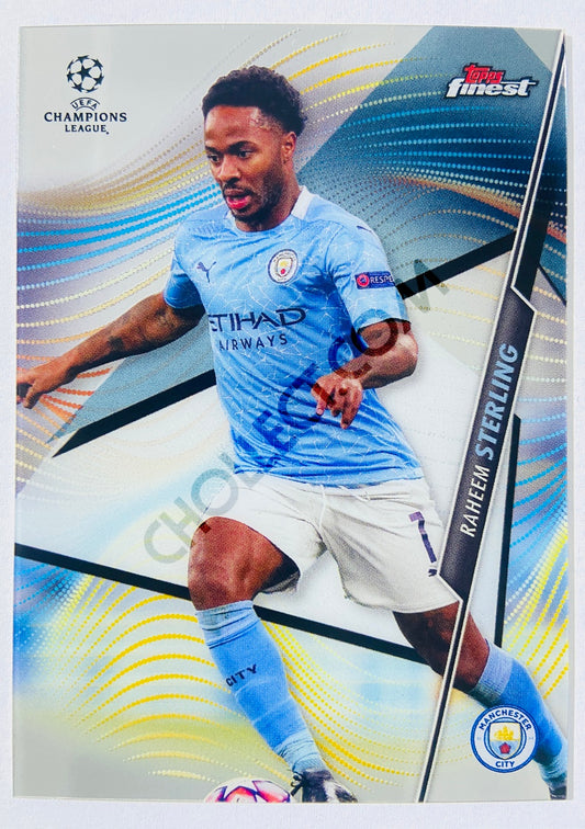 Raheem Sterling - Manchester City 2021 Topps Finest UCL #74