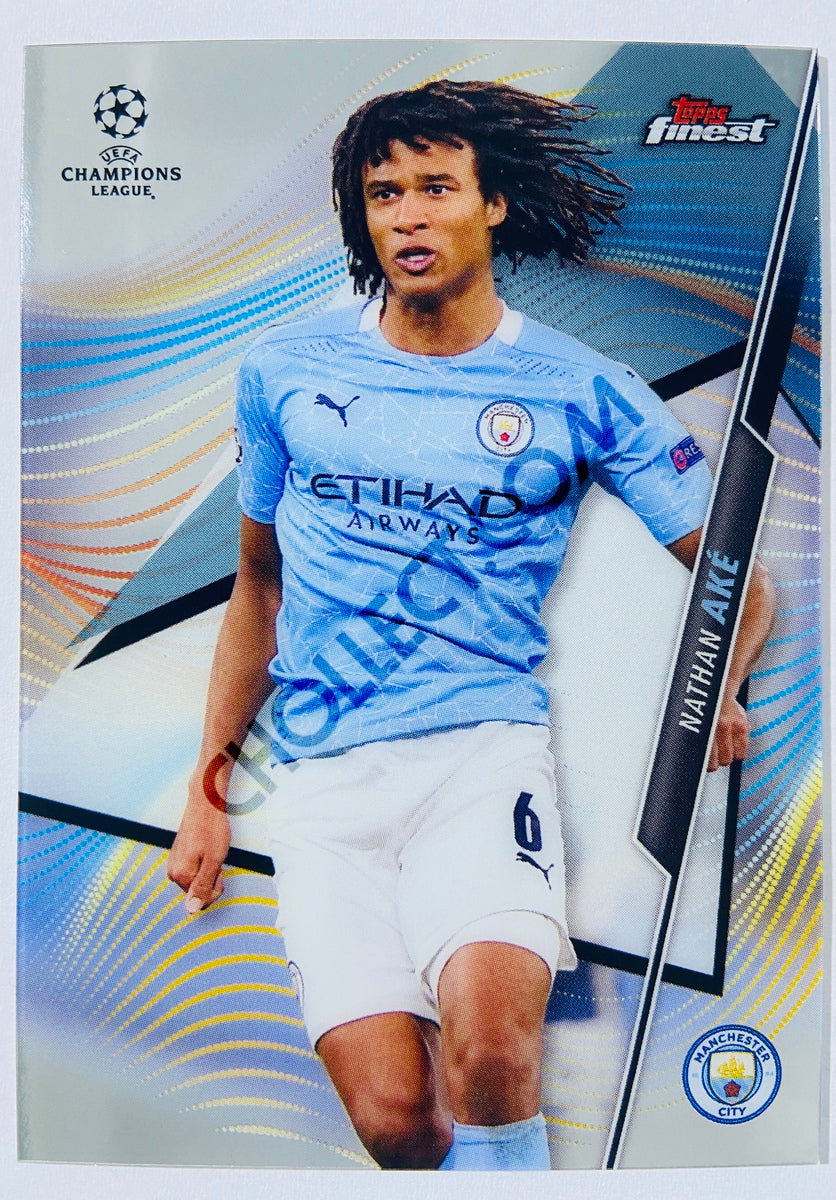 Nathan Ake - Manchester City 2021 Topps Finest UCL #77