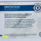 Christian Pulisic - Chelsea FC 2021 Topps Now UCL Record: Highest-Scoring American #66 - Black Parallel 13/99