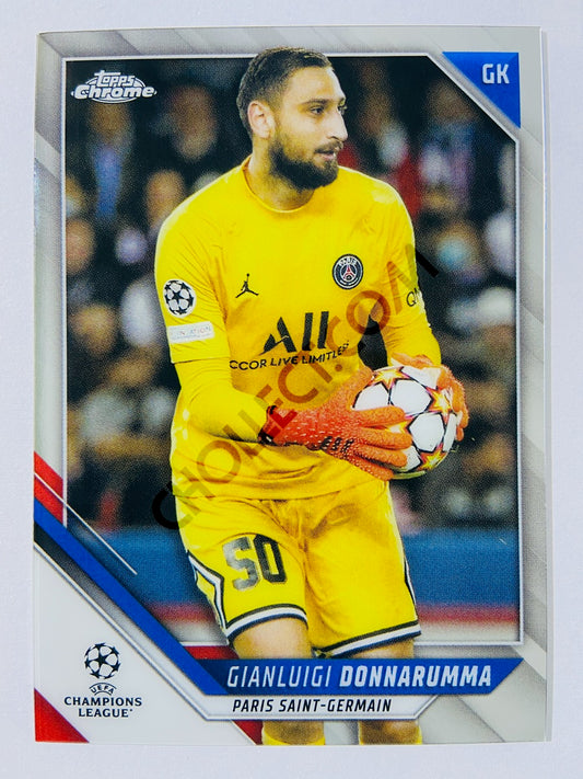 Gianluigi Donnarumma - Paris Saint-Germain 2021-22 Topps Chrome UCL #18