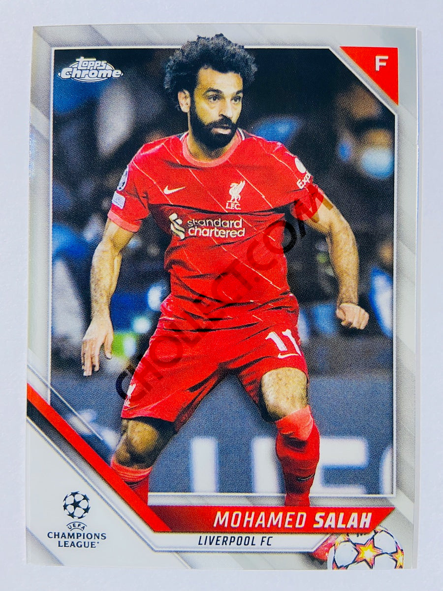 Mohamed Salah - Liverpool FC 2021-22 Topps Chrome UCL #21