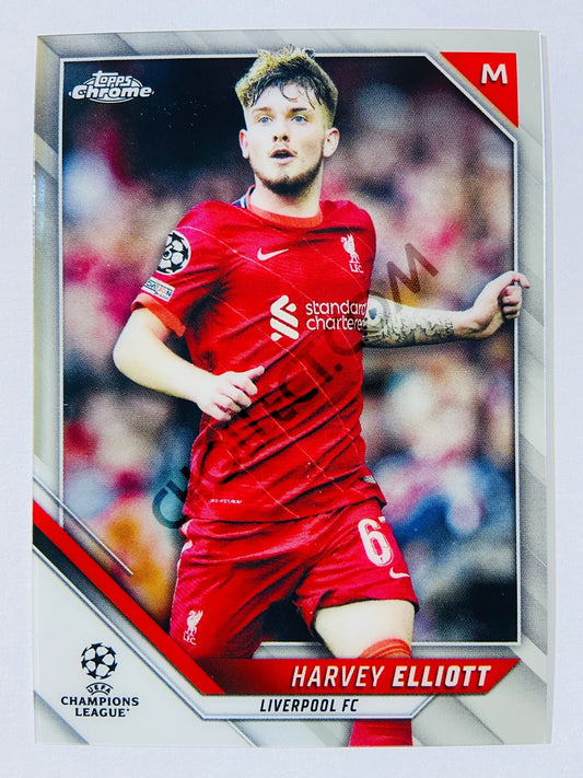 Harvey Elliott - Liverpool FC 2021-22 Topps Chrome UCL #27