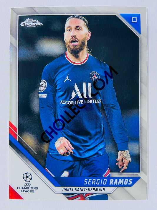 Sergio Ramos - Paris Saint-Germain 2021-22 Topps Chrome UCL #71