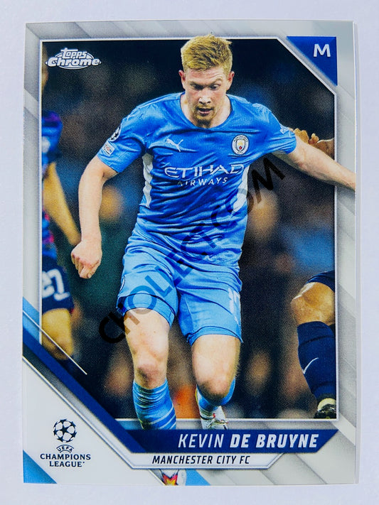 Kevin De Bruyne - Manchester City 2021-22 Topps Chrome UCL #75