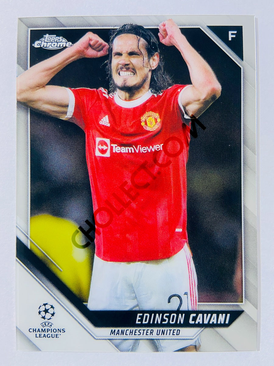 Edinson Cavani - Manchester United 2021-22 Topps Chrome UCL #139