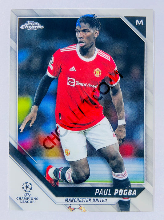 Paul Pogba - Manchester United 2021-22 Topps Chrome UCL #155