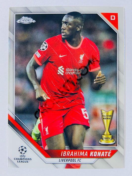 Ibrahima Konate - Liverpool FC 2021-22 Topps Chrome UCL #