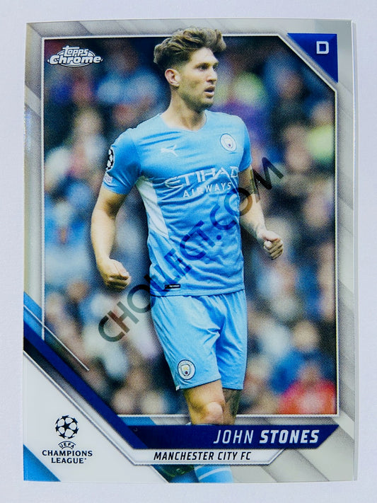 John Stones - Manchester City 2021-22 Topps Chrome UCL #24