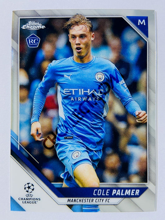 Cole Palmer - Manchester City 2021-22 Topps Chrome UCL RC Rookie #135