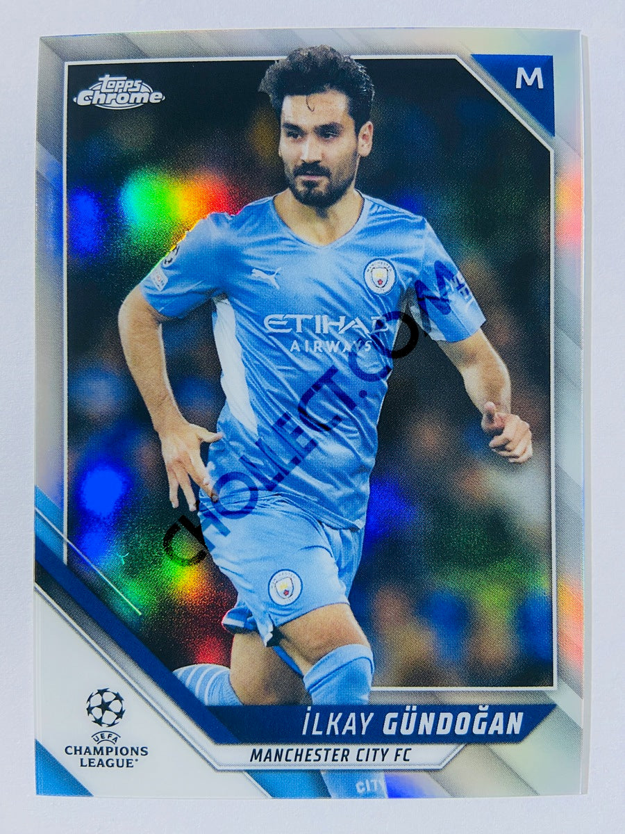 Ilkay Gundogan – Manchester City 2021-22 Topps Chrome UCL Refractor #41