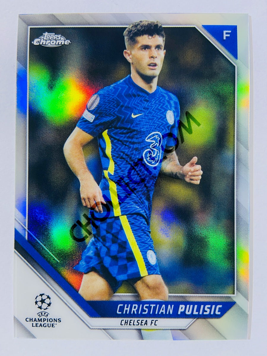 Christian Pulisic - Chealsea FC 2021-22 Topps Chrome UCL Refractor #150