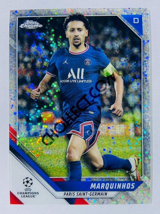 Marquinhos - Paris Saint-Germain 2021-22 Topps Chrome UCL Speckle #144