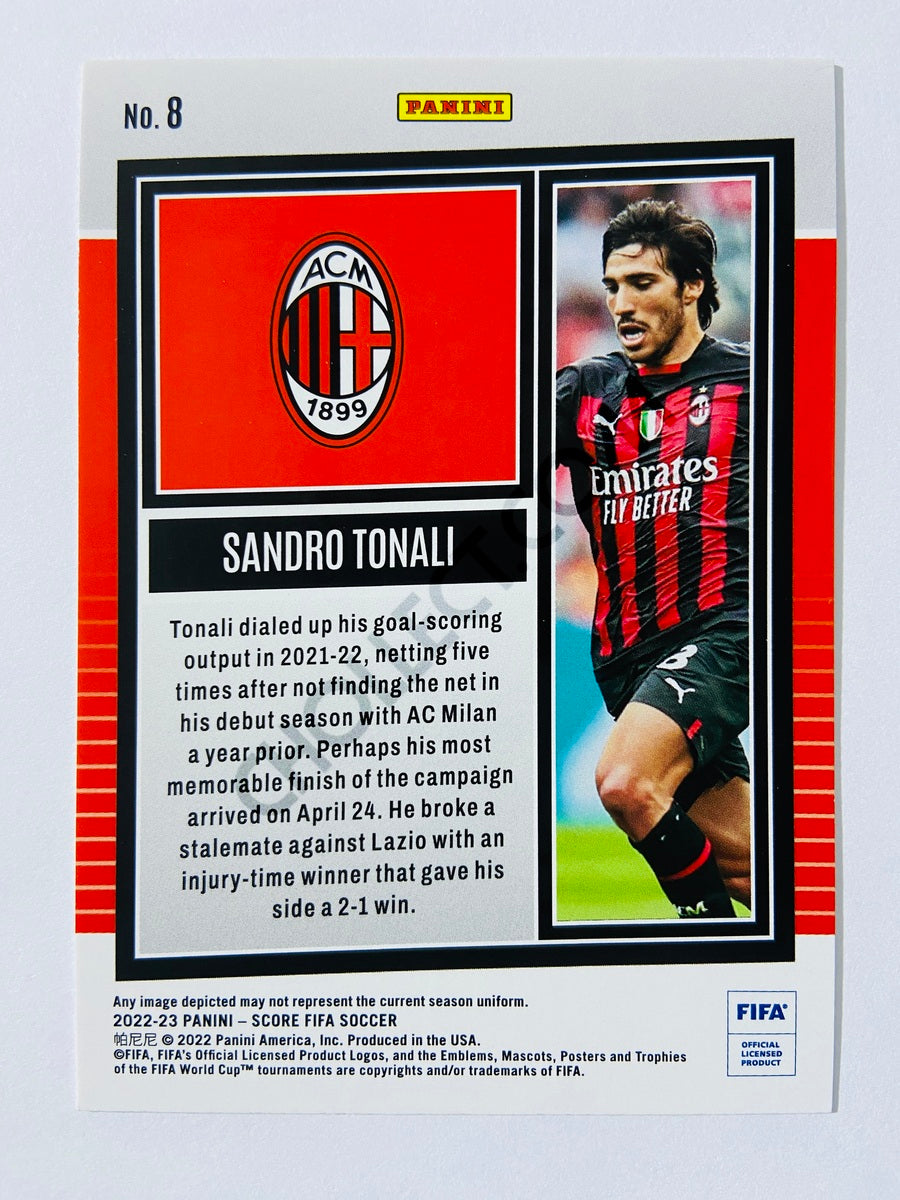 Sandro Tonali - AC Milan 2022-23 Panini Score FIFA #8
