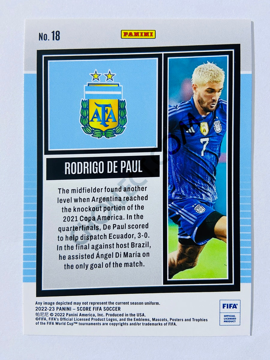 Rodrigo de Paul - Argentina 2022-23 Panini Score FIFA #18