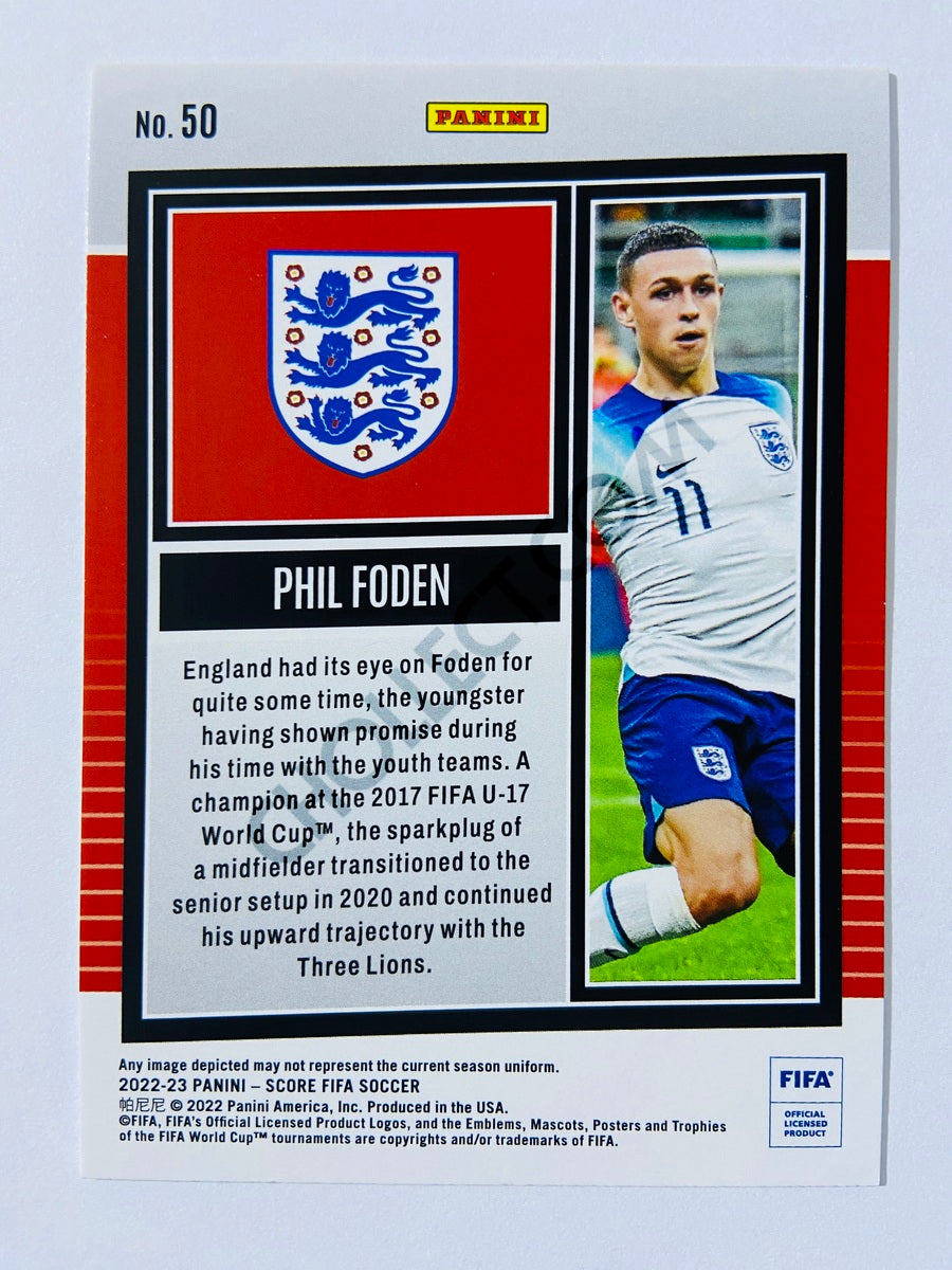 Phil Foden - England 2022-23 Panini Score FIFA #50