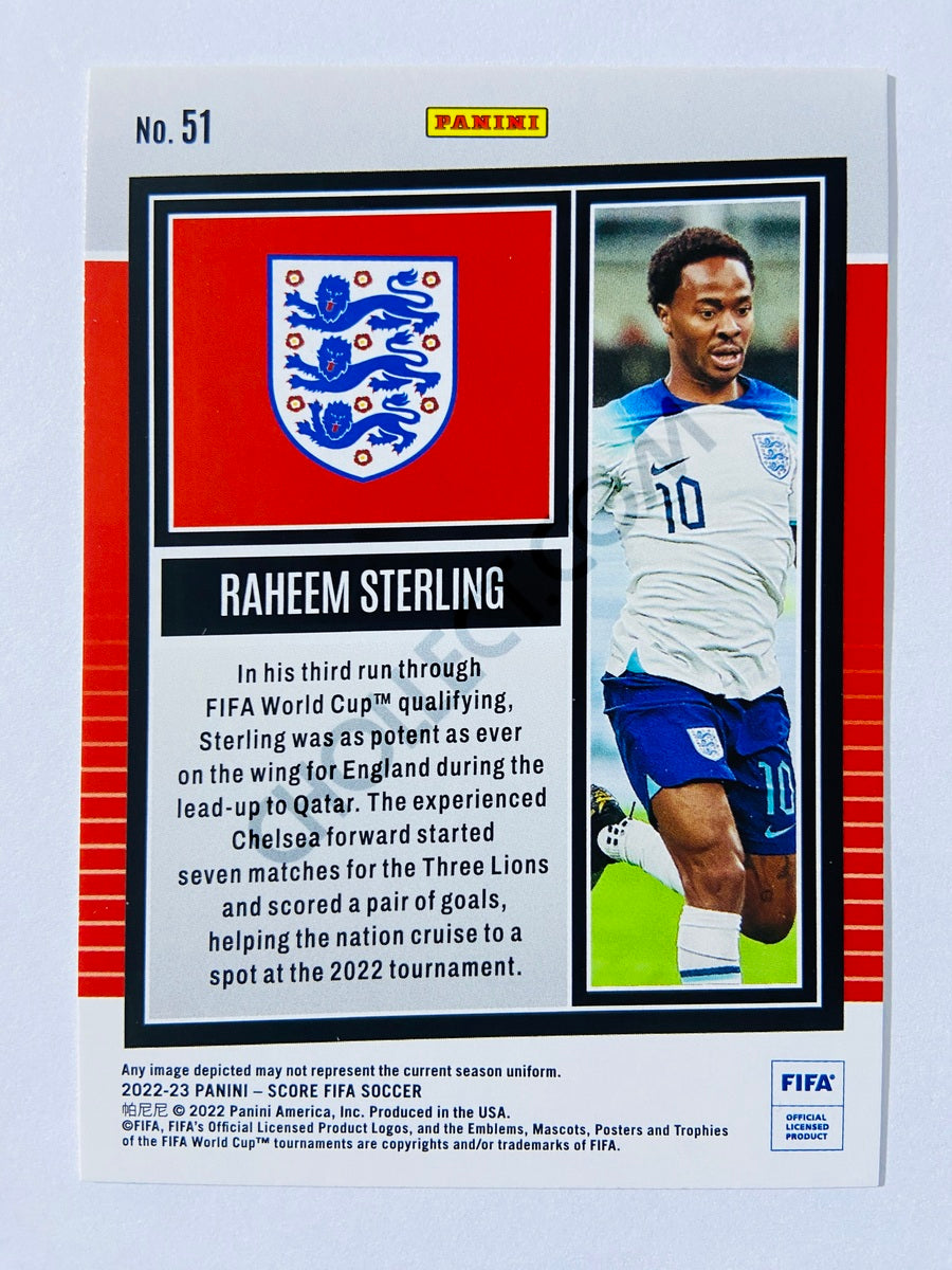 Raheem Sterling - England 2022-23 Panini Score FIFA #51