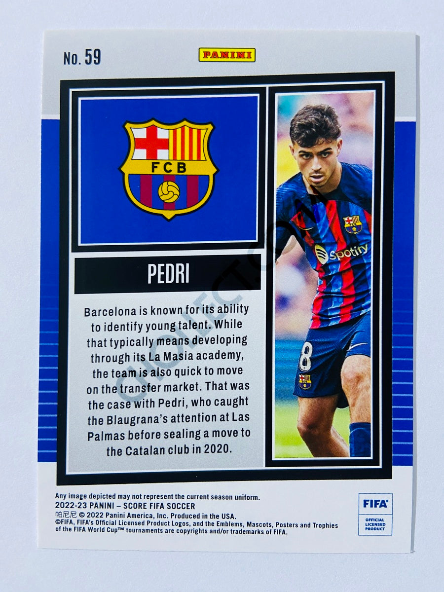 Pedri - FC Barcelona 2022-23 Panini Score FIFA #59