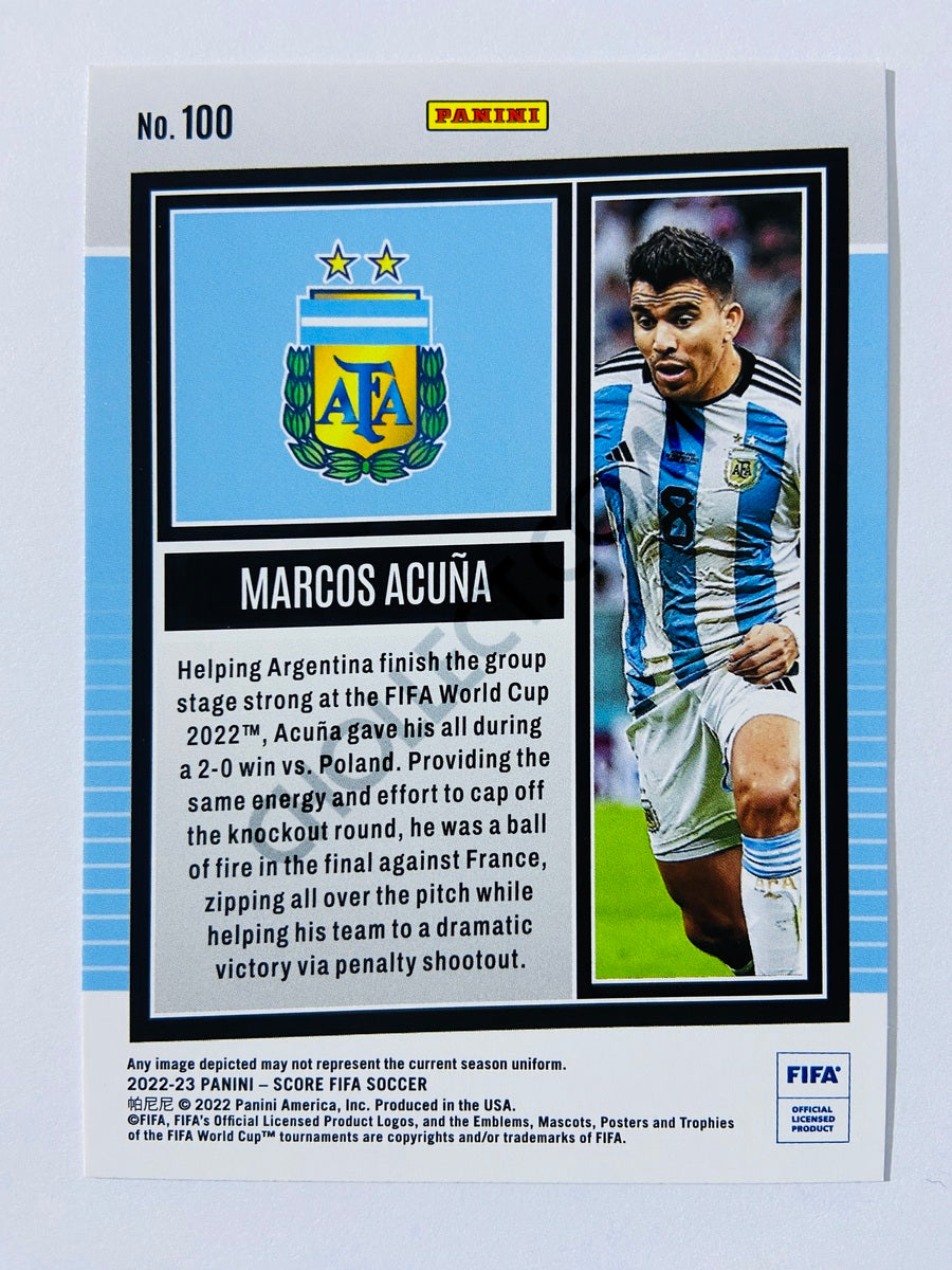 Marcos Acuna - Argentina 2022-23 Panini Score FIFA #100