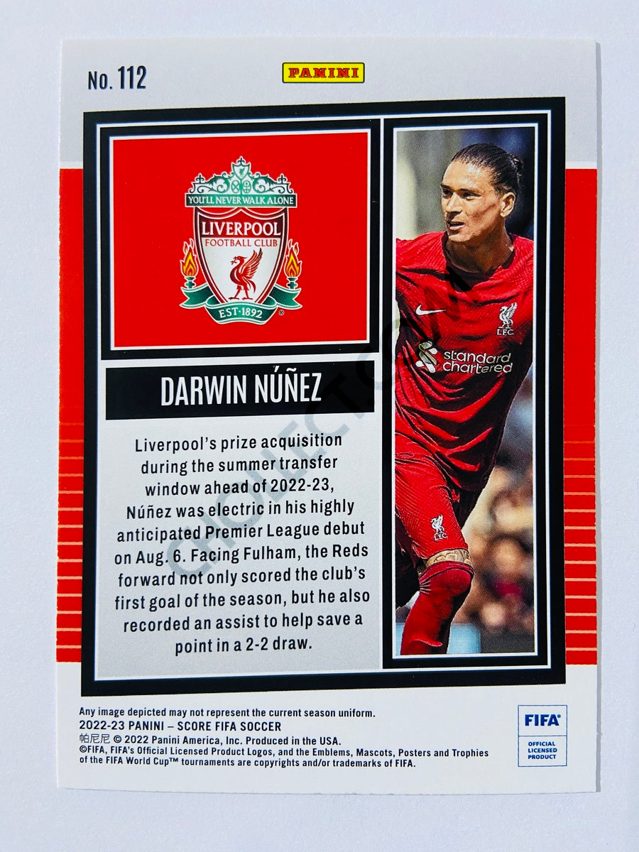 Darwin Nunez - Liverpool FC 2022-23 Panini Score FIFA #112