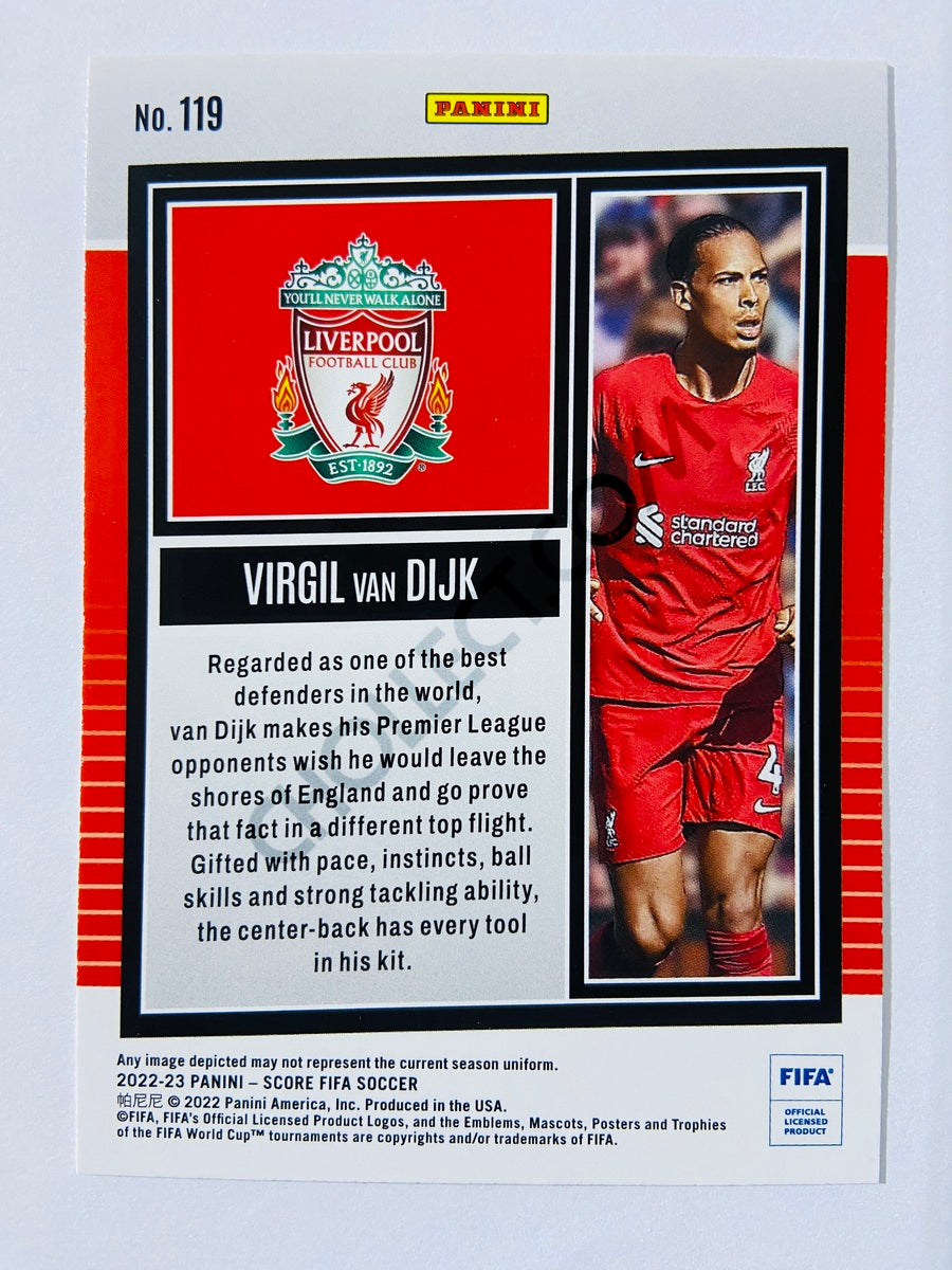 Virgil van Dijk - Liverpool FC 2022-23 Panini Score FIFA #119