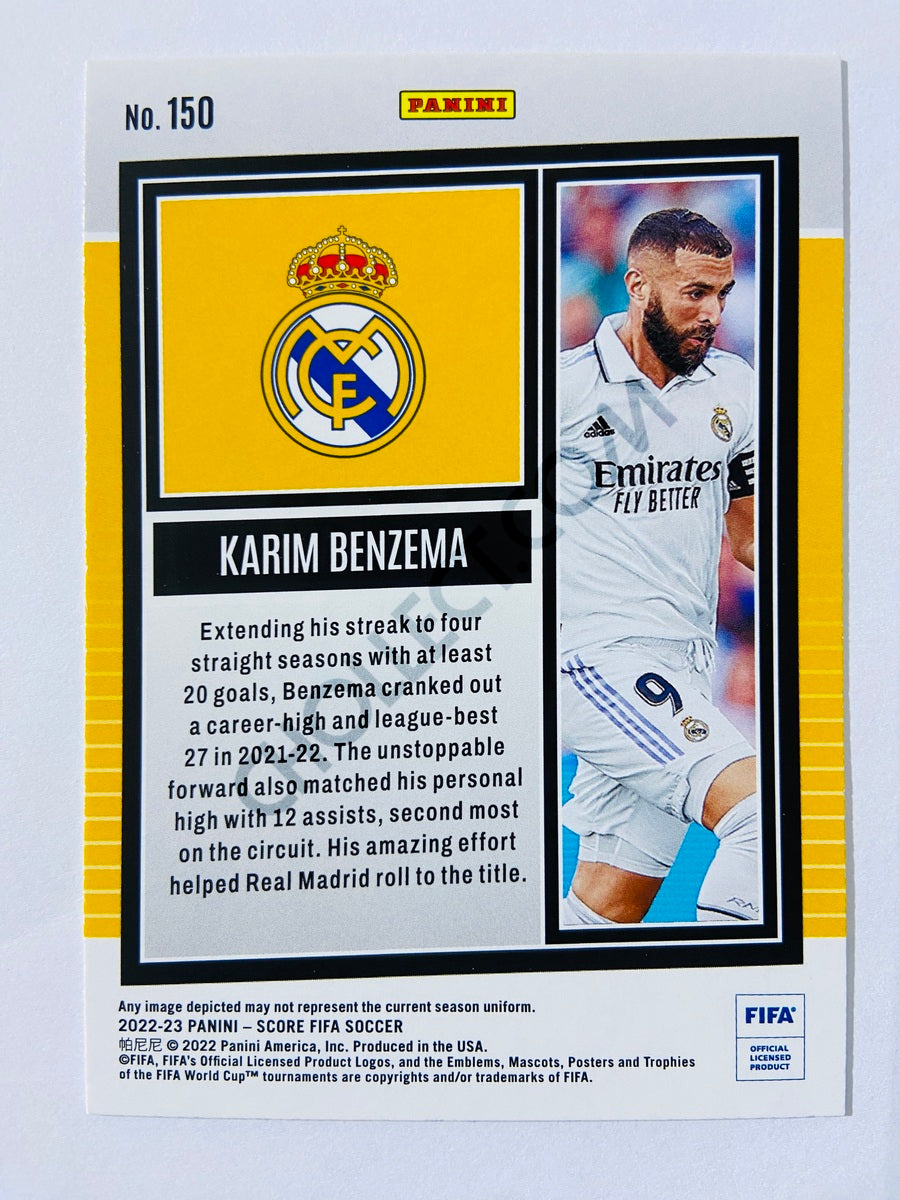 Karim Benzema - Real Madrid 2022-23 Panini Score FIFA #150