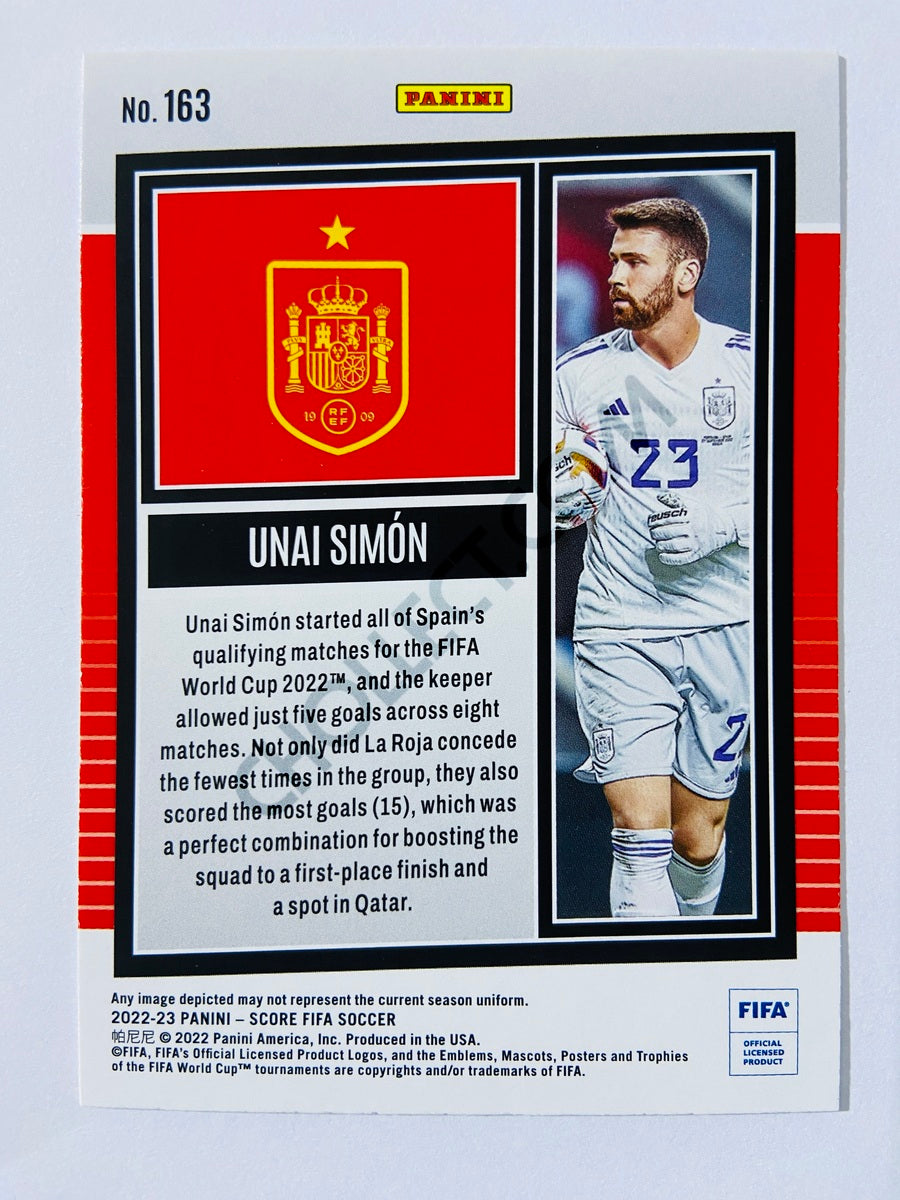 Unai Simon - Spain 2022-23 Panini Score FIFA #163