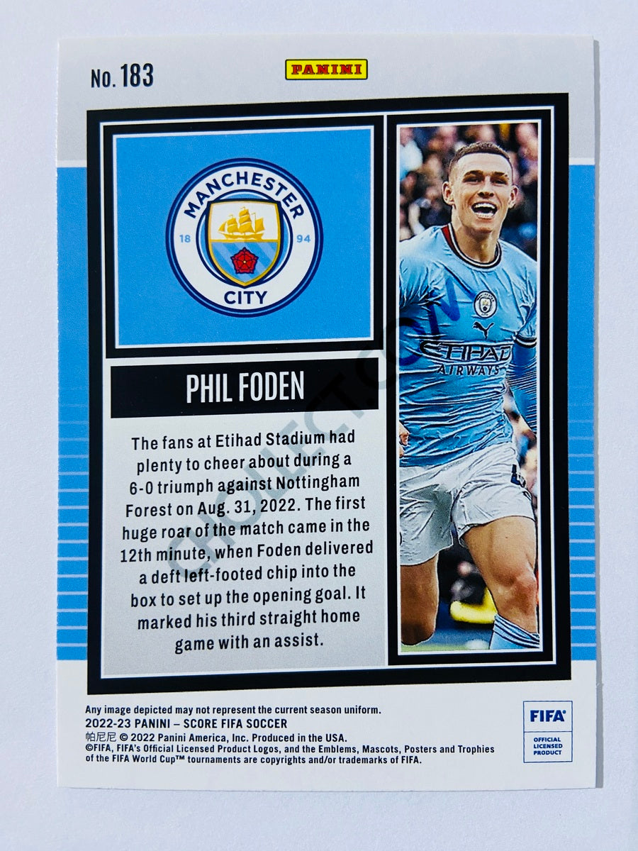 Phil Foden - Manchester City 2022-23 Panini Score FIFA #183